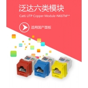 苏普天纪六类免打模块CAT6非屏蔽网络接头网线连接器信息插座