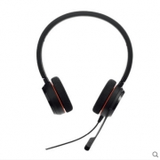 捷波朗/Jabra EVOLVE 20 UC 双耳USB客服耳机 客服中心头戴耳麦