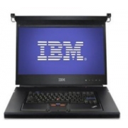 IBM 17238BX 18.5寸折叠液晶显示器套件 KVM显示器 1U