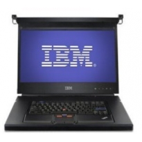IBM 17238BX 18.5寸折叠液晶显示器套件 KVM显示器 1U