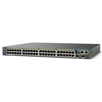 思科 CISCO 二层48口千兆交换机WS-C2960X-48TS-L