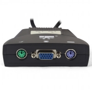 固网HK-CZ-102P 2口PS/2桌面型线机一体式KVM切换器