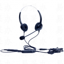 北恩 正品Hion U60D USB线控耳机 双耳话务耳机 呼叫中心电话耳麦