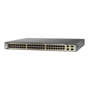 思科 CISCO WS-C3750X-48TS-E三层交换机  存储转发式 企业 光纤交换机