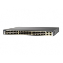 思科 CISCO WS-C3750X-48TS-E三层交换机  存储转发式 企业 光纤交换机