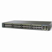 思科 CISCO WS-C2960+48TC-L 48口两层机架式交换机