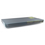 思科 CISCO WS-C2960+24PC-L 24口两层百兆POE交换机网管式交换机
