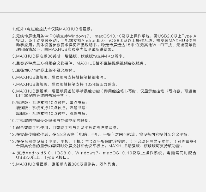 MAXHUB智能会议平板 增强版PC65MJ-易采办